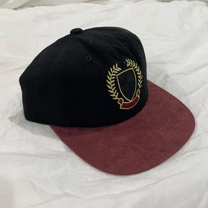 Yeezy season 1 Hat suede black burgundy